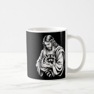 Trash Panda Jesus Raccoon Trashed Racoon Animal Ra Coffee Mug