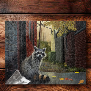 Trash Panda Makes A Decision Jigsaw Puzzle