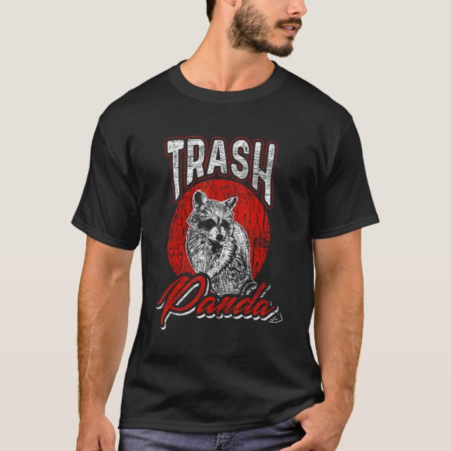 Trash Panda Racoon T-Shirt (Front)