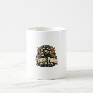 Trash Panda Social Club Raccoon Coffee Mug