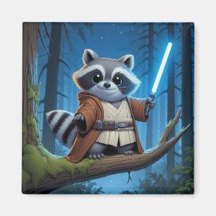 Trash Panda Space Knight Magnet