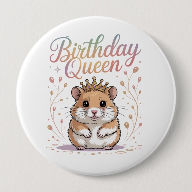 Trash Panda Squad Funny Racoon Cute Meme Design 10 Cm Round Badge (Front)