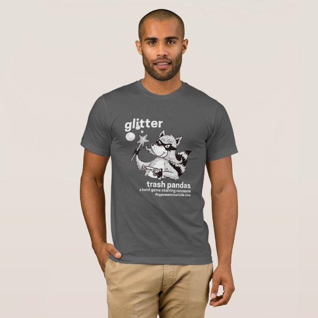 Trash Pandas RPG: Glitter, the Wild One T-Shirt (Front Full)