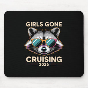 Trash Raccoon Girls Gone Cruising 2026 Cruise Vaca Mouse Pad