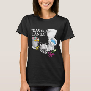Trashed Panda Drunk Racoon Party Animal Meme Funny T-Shirt