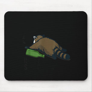 Trashed Panda Is My Srit Animal Funny Trash Racoon Mouse Pad