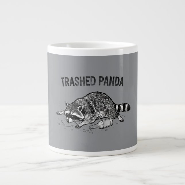 Trashed Panda Mug (Front)