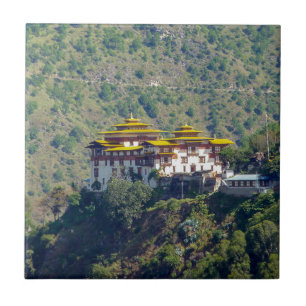 Trashigang Dzong - Eastern Bhutan, Hiamalaya, Asia Ceramic Tile