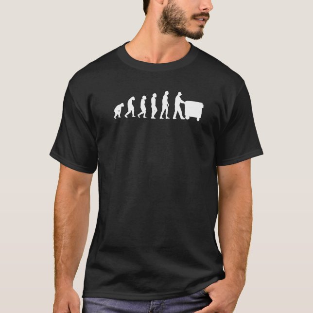 Trashman Evolution Garbage Man Premium T-Shirt (Front)