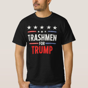 Trashmen for Trump 2024 Funny Election Garbage T-Shirt