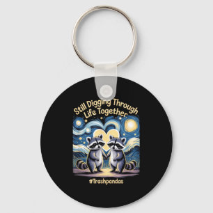Trashpandas Couples Matching Valentines Day Annive Key Ring