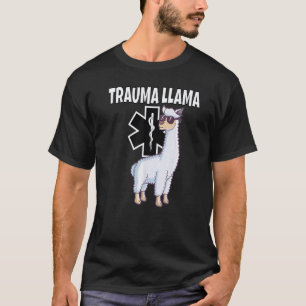 Trauma Llama Emt Medic Ems T-Shirt
