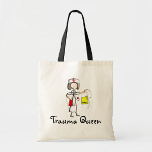Trauma Nurse "Trauma Queen" T-Shirts and Gifts Tote Bag