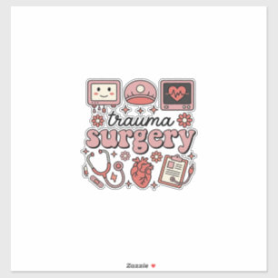 Trauma Surgery Vintage Medical Vector Shirt Design