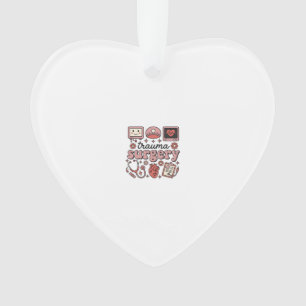 Trauma Surgery Vintage Medical Vector Shirt Design Ornament
