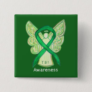 Traumatic Brain Injuries (TBI) Angel Awareness Pin
