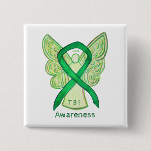 Traumatic Brain Injuries (TBI) Angel Awareness Pin