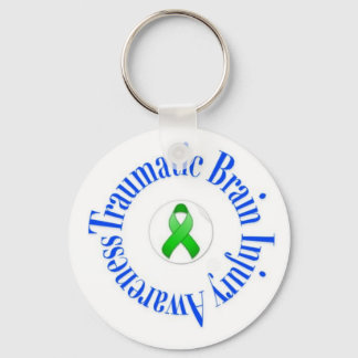 Traumatic Brain Injury Awareness Key Chain