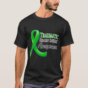 Traumatic Brain Injury Awareness Ribbon T-Shirt