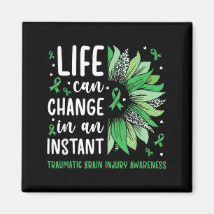 Traumatic Brain Injury Awareness TBI Awareness Magnet