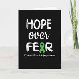 Traumatic Brain Injury Warrior TBI Awareness Gifts Card