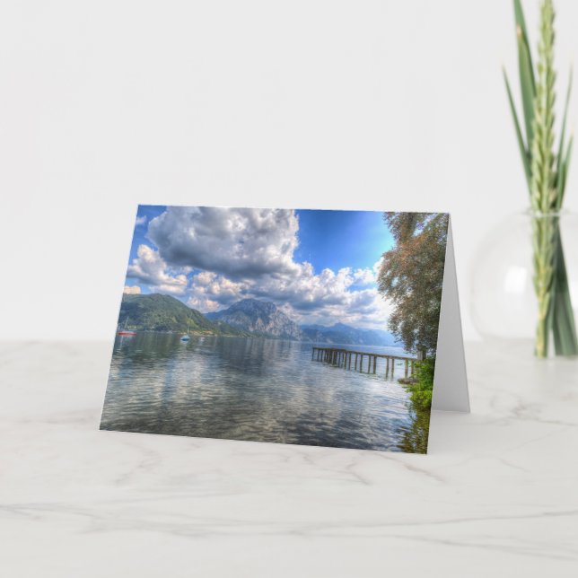 Traunsee Lake Altmunster Austria Card (Front)