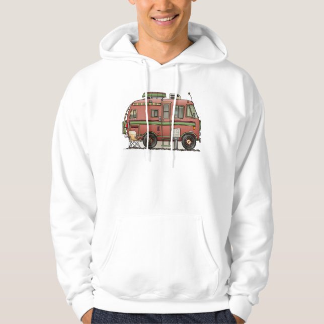 Travco Motor Home Camper RV Hoodie (Front)