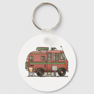 Travco Motor Home Camper RV Key Ring