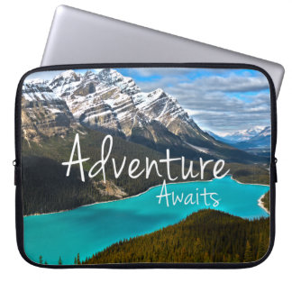 Travel Adventure Awaits Photography Laptop Sleeve