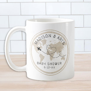 Travel Adventure Baby Shower Coffee Mug