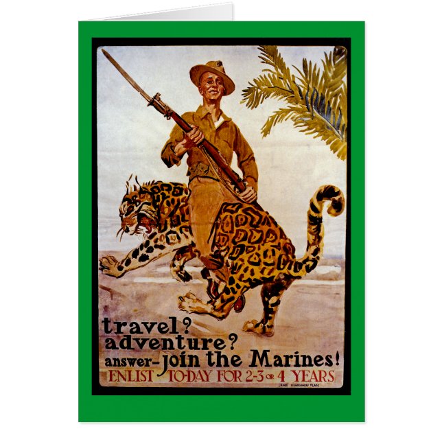 Travel? Adventure? Join the Marines! (Front)