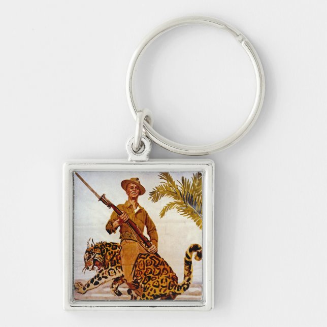 Travel? Adventure? Join the Marines! Key Ring (Front)