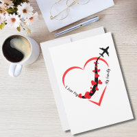 Travel Aeroplane Heart and I love My Fly Family