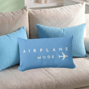 Travel Aeroplane Mode Minimalist Modern Aviation Lumbar Cushion