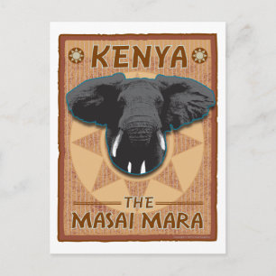 TRAVEL-Africa-Kenya- Postcard