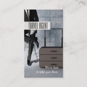 Travel Agency, Agent Business Card