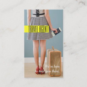 Travel Agency, Agent Business Card