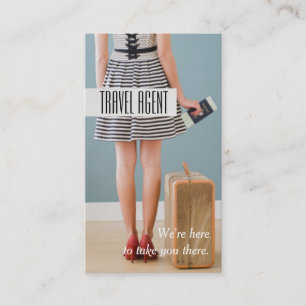 Travel Agency, Agent Business Card
