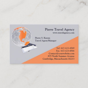 Travel Agency Business Card