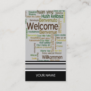 TRAVEL AGENCY Business Card