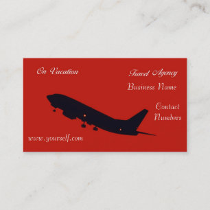 Travel Agency business card