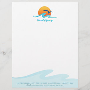 Travel Agency Tourism Tour Operator letterhead