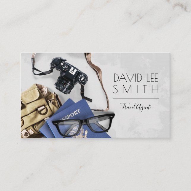 Travel Agent Business Card (Front)