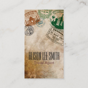 Travel Agent Business Card