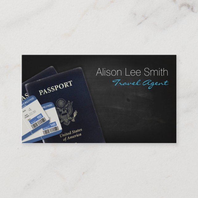 Travel Agent Business Card (Front)