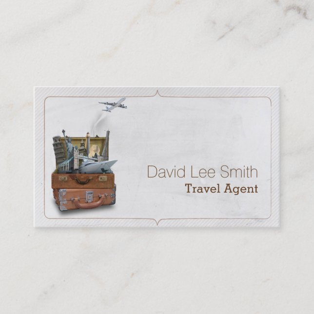 Travel Agent Business Card (Front)