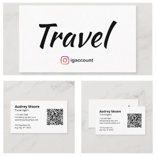 Travel Agent Business Card