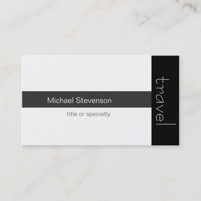 Travel Agent Business Card (Front)