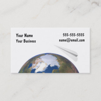Travel Agent Private Pilot Business Card