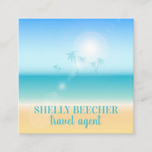 Travel Agent Tropical Beach Vacation